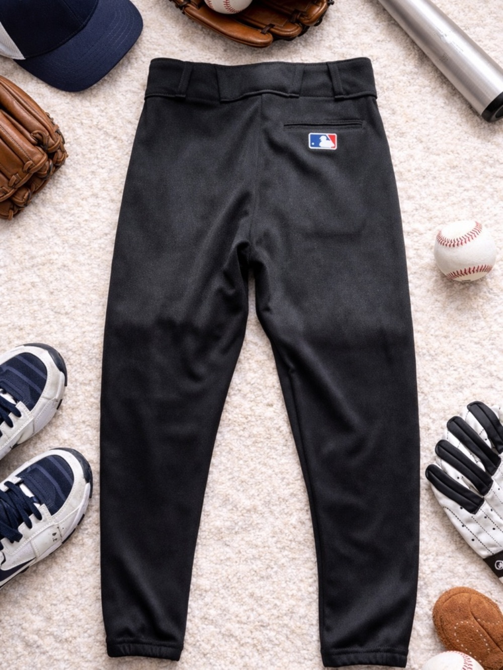 MLB Youth XL Black Baseball Pants Uniform Athletic Sports Practice